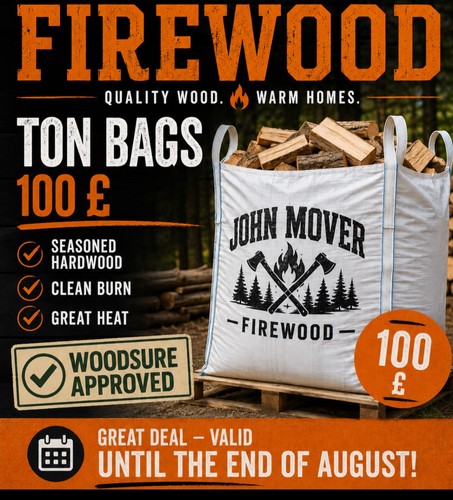 Ton bag hardwood logs north - bag,