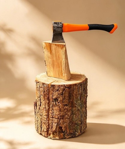 Firewood chopping block - firewood, |
