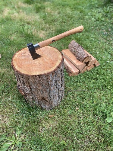 Large firewood chopping - firewood, block