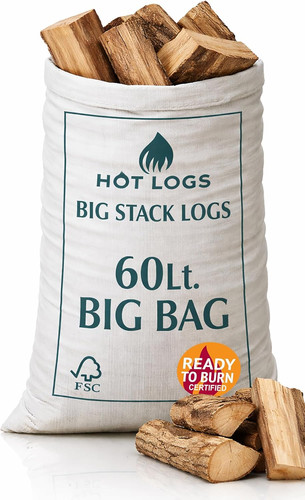 60l hardwood logs hotlogs - 60l, big