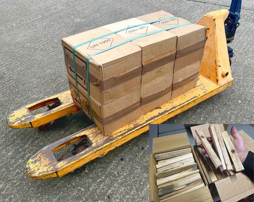 Boxes dried kindling - 6, of