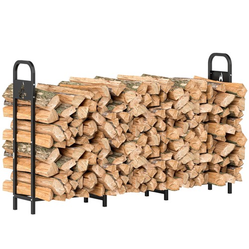 Outsunny steel firewood - steel,
