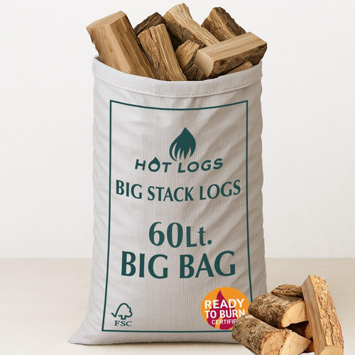 60l hardwood logs hotlogs - logs, big