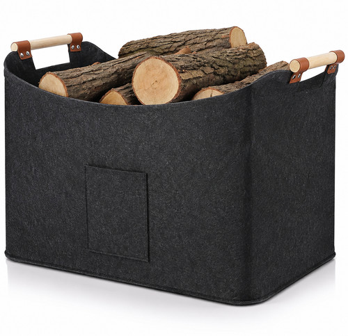 Jvll chunky willow log basket - willow,